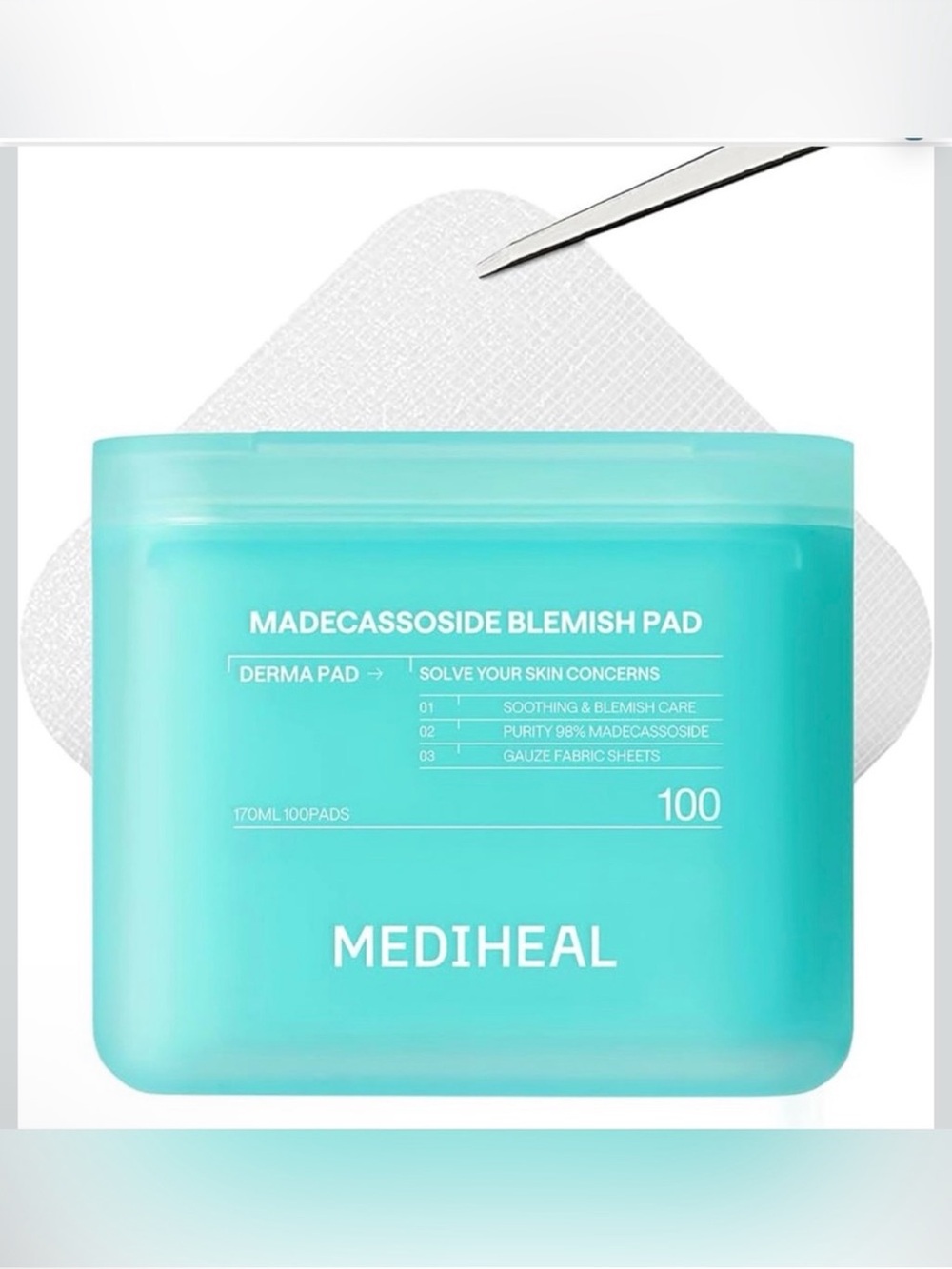 MEDIHEAL Madecassoside Blemish Care Toner Pad (100 Count)